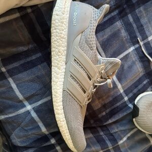 Men’s gray adidas ultra boots